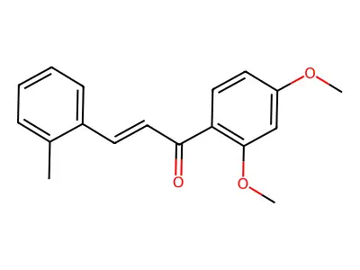 1-(2,4-Dimethoxyphenyl)-3-(o-tolyl)prop-2-en-1-one structure