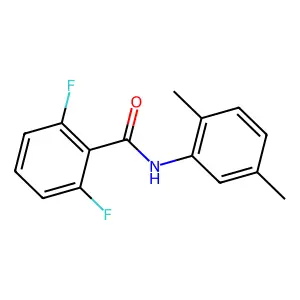 N-(2,5-dimethylphenyl)-2,6-difluorobenzamide structure