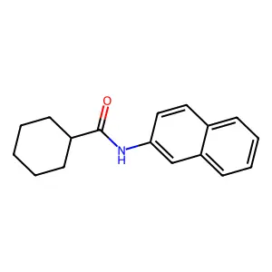 N-(naphthalen-2-yl)cyclohexanecarboxamide structure
