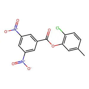 2-Chloro-5-methylphenyl 3,5-dinitrobenzoate structure