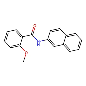 2-methoxy-N-(2-naphthyl)benzamide structure