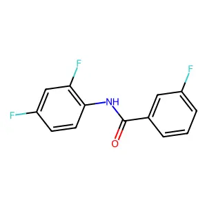 N-(2,4-difluorophenyl)-3-fluorobenzamide structure