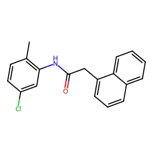 N-(5-chloro-2-methylphenyl)-2-naphthalen-1-ylacetamide structure
