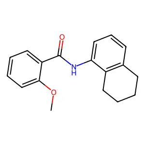 2-methoxy-N-(5,6,7,8-tetrahydronaphthalen-1-yl)benzamide structure