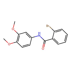 2-bromo-N-(3,4-dimethoxyphenyl)benzamide structure