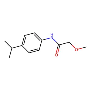 2-methoxy-N-[4-(propan-2-yl)phenyl]acetamide structure