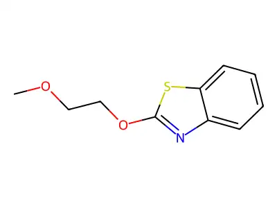 2-(2-Methoxyethoxy)-1,3-benzothiazole structure