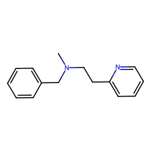 N-benzyl-N-methyl-2-pyridin-2-ylethanamine structure