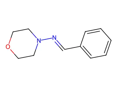 N-morpholin-4-yl-1-phenylmethanimine structure
