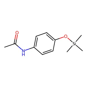 Acetamide, N-[4-[(trimethylsilyl)oxy]phenyl]- structure