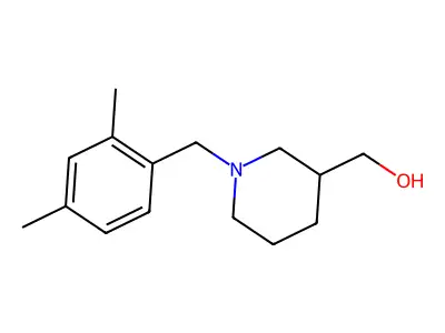 (1-(2,4-Dimethylbenzyl)piperidin-3-yl)methanol structure