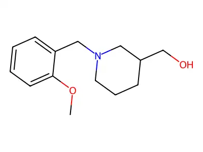 {1-[(2-Methoxyphenyl)methyl]piperidin-3-yl}methanol structure