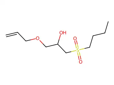1-Butylsulfonyl-3-prop-2-enoxypropan-2-ol structure