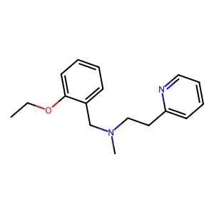 N-[(2-ethoxyphenyl)methyl]-N-methyl-2-pyridin-2-ylethanamine structure