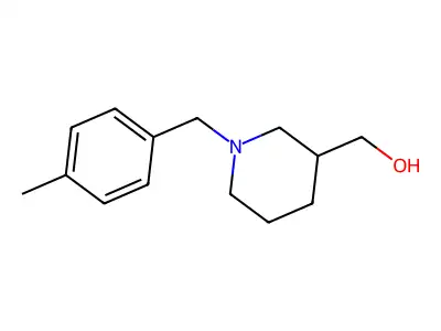 (1-(4-Methylbenzyl)piperidin-3-yl)methanol structure