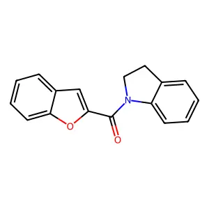 Benzofuran-2-yl(indolin-1-yl)methanone structure