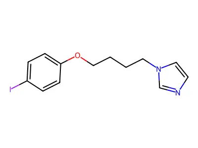1-[4-(4-Iodophenoxy)butyl]-1H-imidazole structure