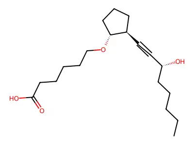 氧杂前列炔酸 structure