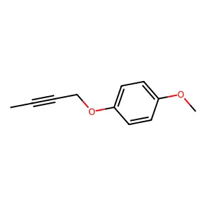 1-(But-2-yn-1-yloxy)-4-methoxybenzene structure