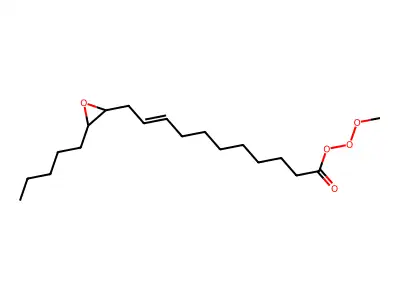 Methoxy 11-(3-pentyloxiran-2-yl)undec-9-eneperoxoate structure