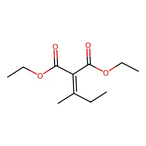 Diethyl 2-butan-2-ylidenepropanedioate structure