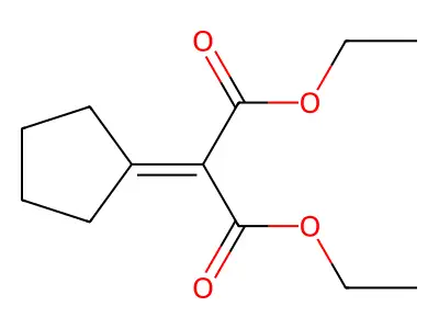 1,3-Diethyl 2-cyclopentylidenepropanedioate structure
