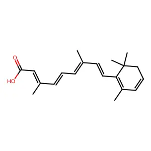 全反式-3,4-二脱氢视黄酸 structure