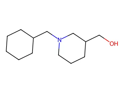 [1-(Cyclohexylmethyl)piperidin-3-yl]methanol structure