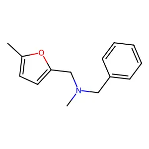 Benzyl(methyl)[(5-methylfuran-2-yl)methyl]amine structure