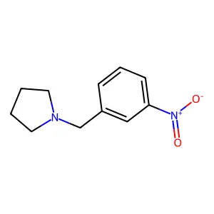 1-[(3-Nitrophenyl)methyl]pyrrolidine structure