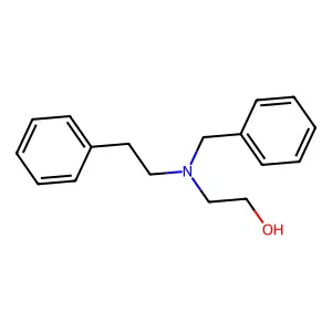 2-[Benzyl(2-phenylethyl)amino]ethanol structure