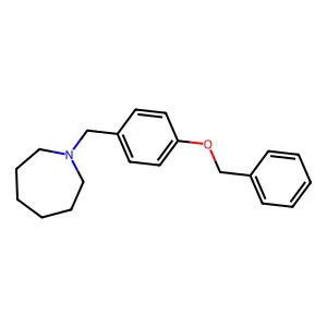 1-[4-(Benzyloxy)benzyl]azepane structure