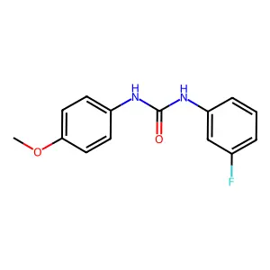 1-(3-Fluorophenyl)-3-(4-methoxyphenyl)urea structure