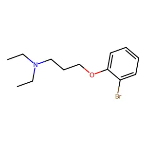 3-(2-bromophenoxy)-N,N-diethylpropan-1-amine structure