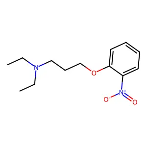 N,N-diethyl-3-(2-nitrophenoxy)propan-1-amine structure