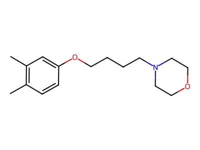 4-[4-(3,4-Dimethylphenoxy)butyl]morpholine structure