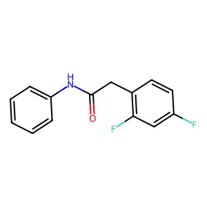 2-(2,4-difluorophenyl)-N-phenylacetamide structure