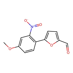 5-(4-Methoxy-2-nitrophenyl)-2-furaldehyde structure