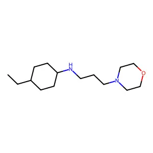 (4-Ethylcyclohexyl)[3-(4-morpholinyl)propyl]amine structure
