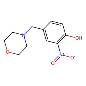 4-(Morpholin-4-ylmethyl)-2-nitrophenol structure