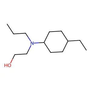 2-[(4-Ethylcyclohexyl)(propyl)amino]ethanol structure