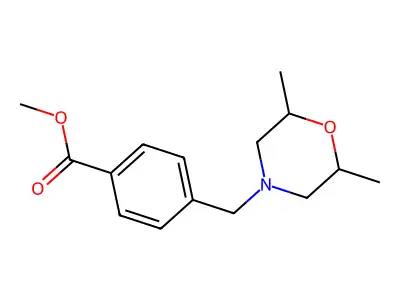 Methyl 4-[(2,6-dimethylmorpholin-4-yl)methyl]benzoate structure