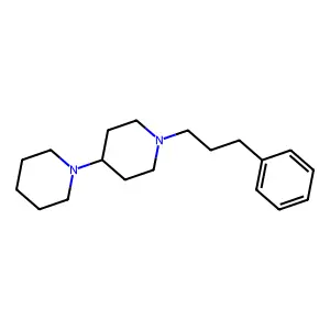 1-(3-Phenylpropyl)-4,1'-bipiperidine structure