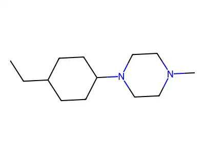 1-(4-Ethylcyclohexyl)-4-methylpiperazine structure