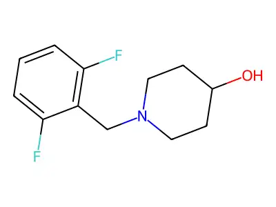 1-(2,6-Difluorobenzyl)piperidin-4-ol structure