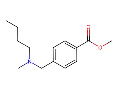 Methyl 4-{[butyl(methyl)amino]methyl}benzoate structure