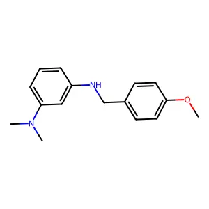 N'-(4-methoxybenzyl)-N,N-dimethylbenzene-1,3-diamine structure