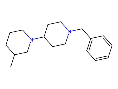 1-Benzyl-4-(3-methylpiperidin-1-yl)piperidine structure