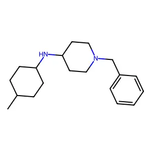 1-benzyl-N-(4-methylcyclohexyl)piperidin-4-amine structure