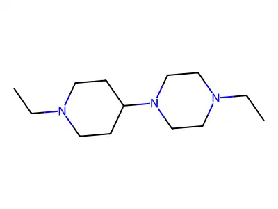 Piperazine, 1-ethyl-4-(1-ethyl-4-piperidinyl)-(9CI) structure